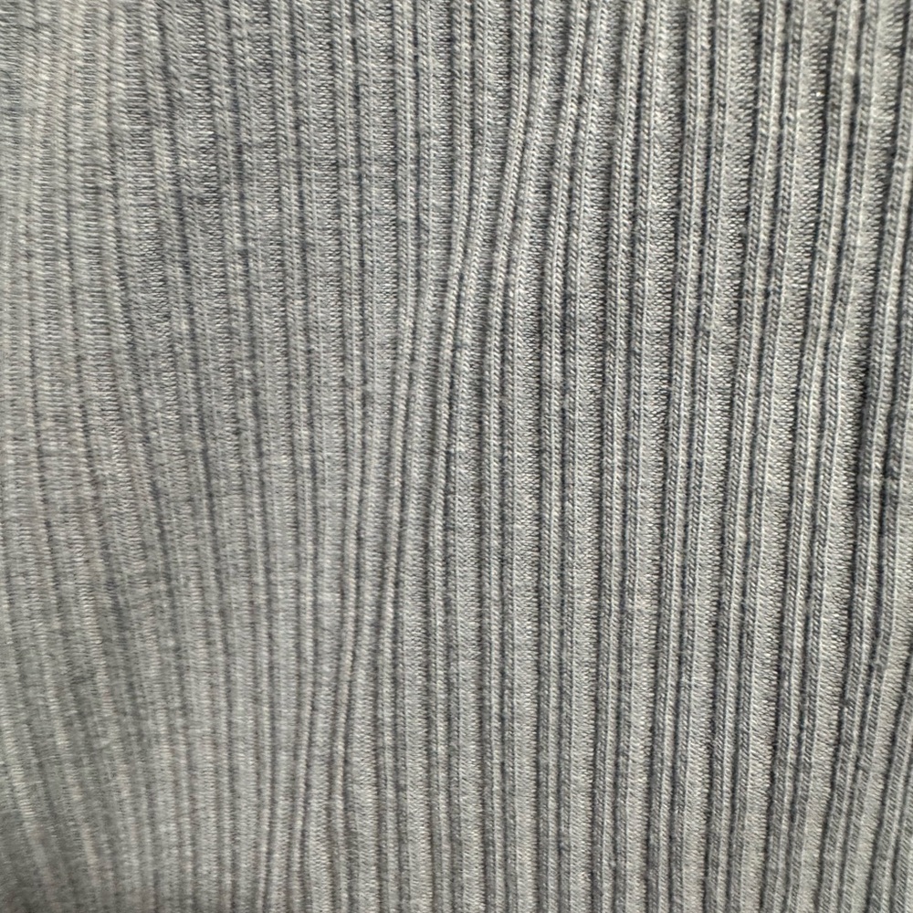Anthropologie Pilcro Evanna Ribbed light blue long sleeve top size Large - Picture 6 of 10